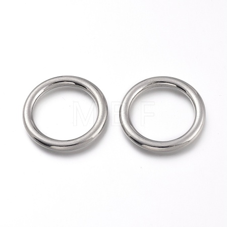 Tarnish Resistant 304 Stainless Steel Linking Rings STAS-H120-10P-B-1