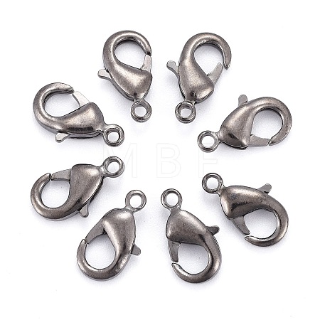 Brass Lobster Claw Clasps X-KK-902-B-1