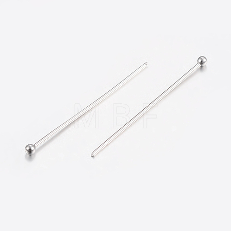 Tarnish Resistant 304 Stainless Steel Ball Head Pins STAS-K172-30P-07-1