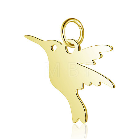 304 Stainless Steel Charms STAS-S105-T522G-1