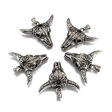 316 Surgical Stainless Steel Big Pendants STAS-E070-29-1
