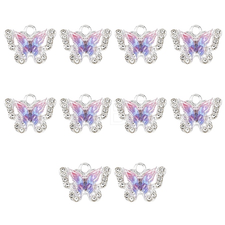 10Pcs Alloy Pendants FIND-YW0009-29B-1