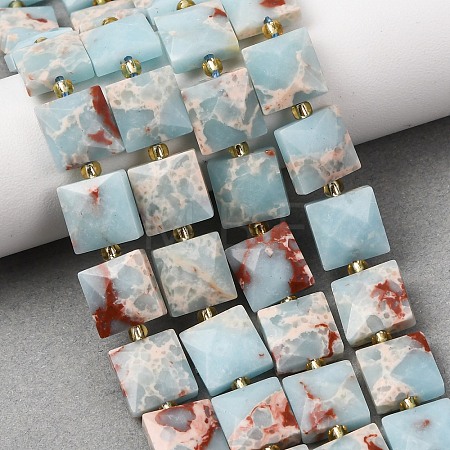 Synthetic Shoushan Stone Beads Strands G-F839-A27-01-1