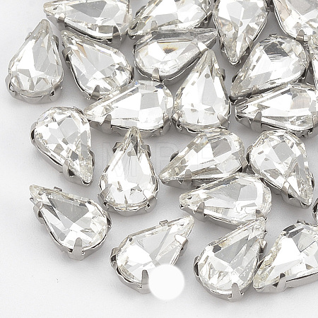 Sew on Rhinestone RGLA-T035-6x10mm-01-1