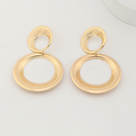 Iron Dangle Stud Earrings for Women WGA52C2-01-1