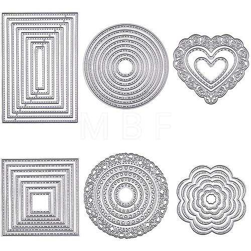 Metal Cutting Dies Stencils DIY-BC0010-09-1