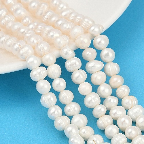 Natural Cultured Freshwater Pearl Beads Strands PEAR-I007-07Y-09A-1