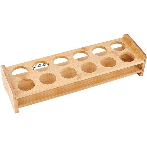 12-Slot Wooden Shot Glass Tray Holders ODIS-WH0027-031-1