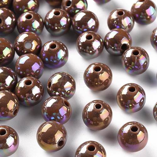 Opaque Acrylic Beads MACR-S370-D10mm-A17-1