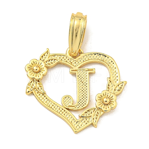 Heart Brass Pendants KK-I714-04G-J-1