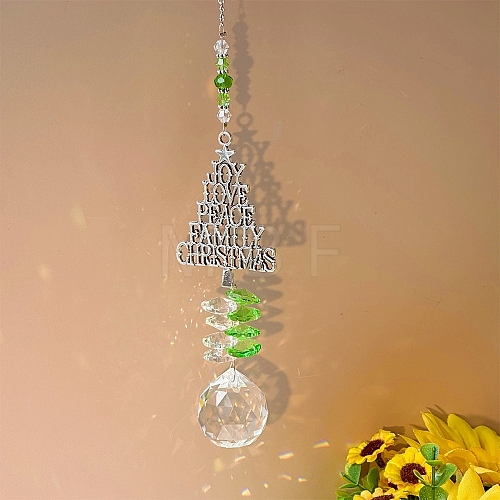 Teardrop Glass Suncatchers PW-WGE387E-01-1