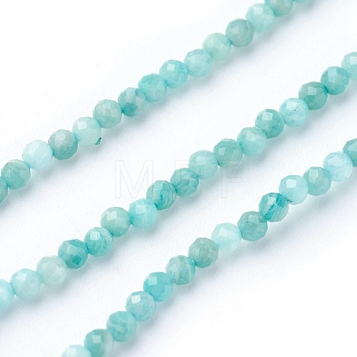 Natural Amazonite Beads Strands X-G-F619-26-2mm-1