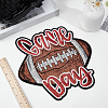 Sports Theme Sequin Embroidery Iron on/Sew on Patches PATC-GF0001-94B-4