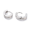 304 Stainless Steel Huggie Hoop Earrings EJEW-O087-09E-P-2