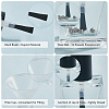 Transparent Glass & Plastic Nail Polish Empty Bottle AJEW-XCP0003-42-5