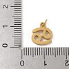304 Stainless Steel Charms STAS-R001-04G-04-3