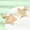 304 Stainless Steel Rhinestone Stud Earrings SA-CBAF6AD-24G-3