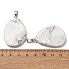Natural Howlite Pendants GG-K002-05N-2