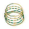 Gold Beaded Bracelet Set Summer 2025 Stylish and Versatile Five-Piece Jewelry Collection AJ2042-1-1
