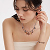 125G Gradient Color Transparent Glass Beads GLAA-TA0003-58C-7