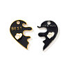 304 Stainless Steel Enamel Pendants STAS-OY003-24GP-2