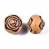 Imitation Wood Acrylic Beads SACR-S031-05-5