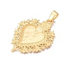 Rack Plating Alloy Big Pendants X-FIND-N005-56G-2