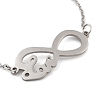 Non-Tarnish Stainless Steel Cable Chain Link Bracelets for Women Men STAS-Z061-01P-06-2