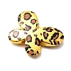 Electroplate & Spay Painted Acrylic Beads OACR-S043-05B-02-2