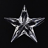 Transparent Acrylic Pendants X-TACR-T028-09A-2