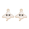 Alloy Enamel Pendants AL-CBAE435-17G-01-1