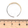 304 Stainless Steel Cuff Open Rings SA-CBAB767-23GP-5