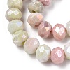 Ombre Effect Dyed Glass Beads Strands GLAA-C023-02-B03-3