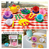 25Pcs 5 Styles Plastic Mini Teacup DJEW-TA0001-51-8