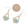 Stainless Steel Teardrop Dangle Earrings EJEW-MZ00643-02-4