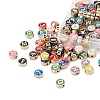 104Pcs 26 Colors Alloy Enamel Beads ENAM-YW0001-75-7