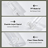 30Pcs 3ml 5ml 10ml Glass Spray Bottle with PP Plastic Lid MRMJ-BC0002-75-5