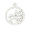 Twelve Constellations Alloy Pendants PALLOY-Q006-01D-S-1