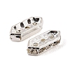 Brass Crystal Rhinestone Spacer Bars RB-T019-01E-S-2