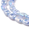 Imitation Jade Glass Beads Strands GLAA-P058-06A-01-3
