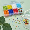 8 Colors Glass Seed Beads SEED-YW0001-58-7