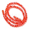 Transparent Electroplate Glass Beads Strands LS-EGLA-A039-T3mm-A14-2