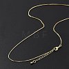 Brass Box Chain Necklaces for Women NJEW-D302-42G-3