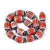 Handmade Millefiori Glass Barrel Beads LS-LA-N002-15A-2