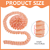 Pleated Polyester Lace Ribbons SRIB-WH0011-473B-2