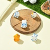 5Pcs Handmade Printed Porcelain Beads PORC-YW0001-18-5