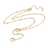 Brass Dapped Chain Y Lariat Necklaces NJEW-H087-06H-G-4