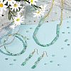  167Pcs Natural Flower Amazonite Heishi Beads for DIY Jewelry Making DIY-NB0006-35-2