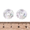 Transparent Acrylic European Beads OACR-E033-25K-3