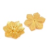 Brass Filigree Cabochons KK-CBACEE9-02C-G-2